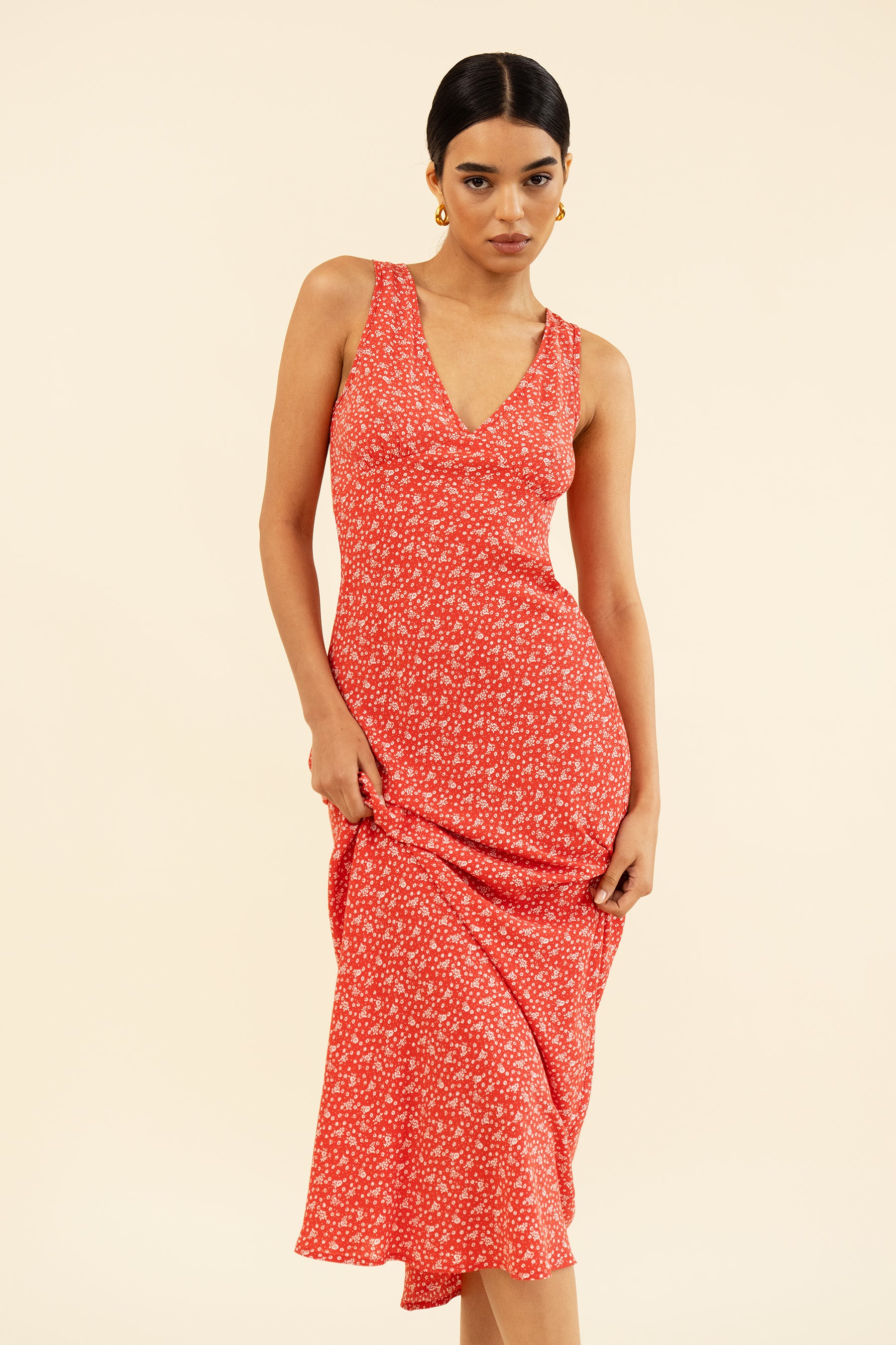 mathilde midi dress Mathilda Dress - Rouge Fleur