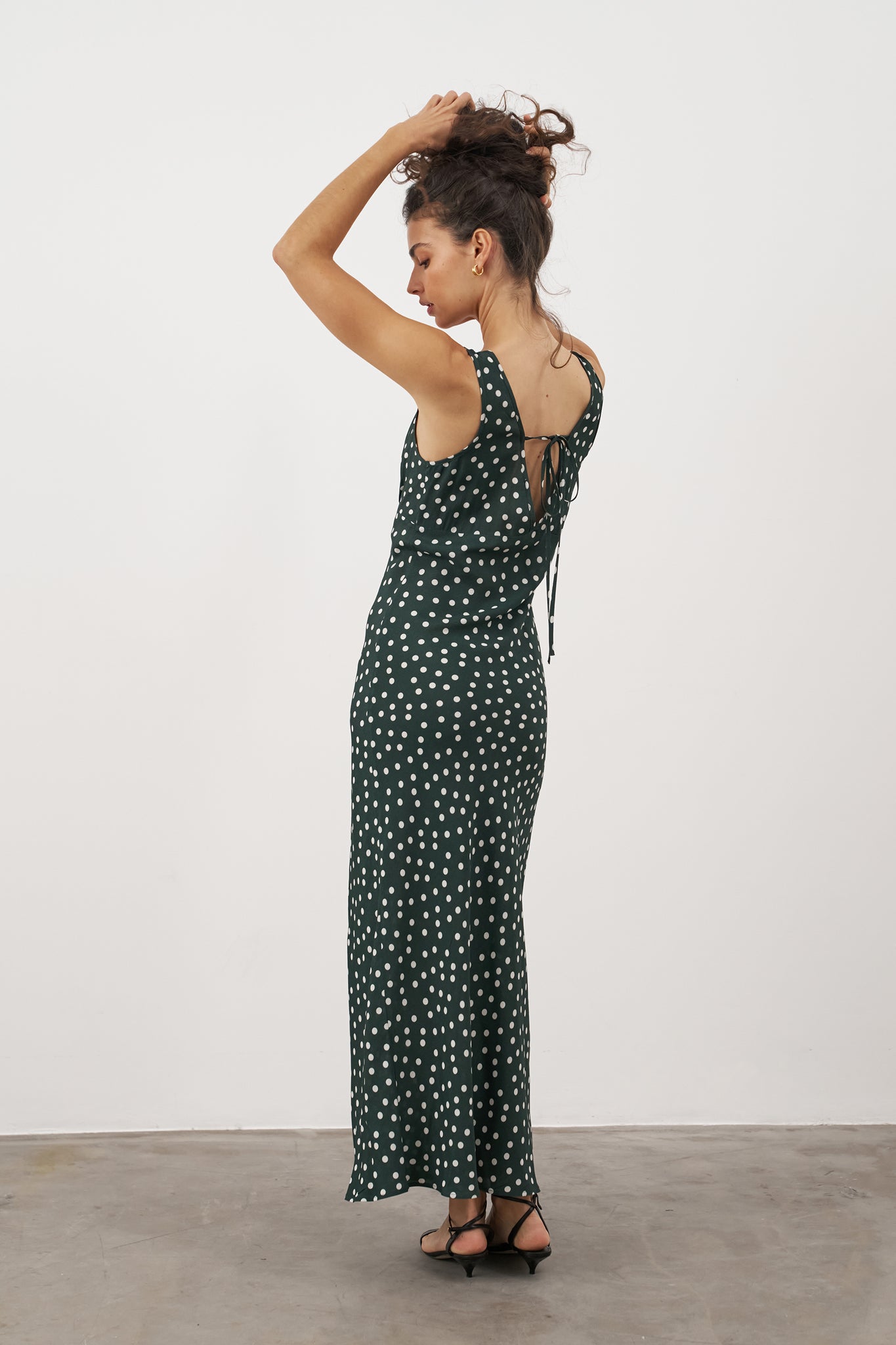 MATHILDA DRESS - FOREST POLKA – SISTERHOOD