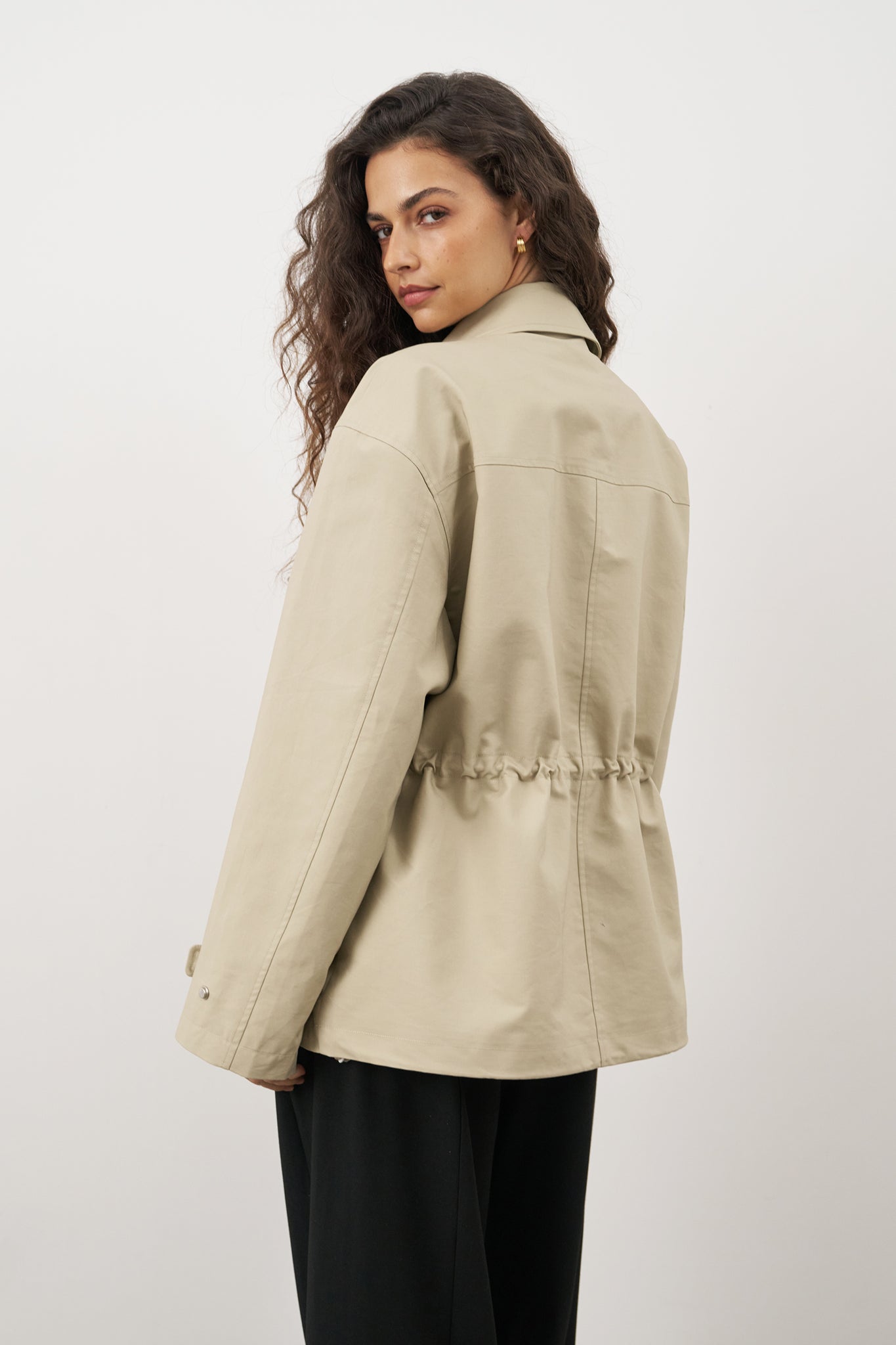 JEN UTILITY JACKET - SAND – SISTERHOOD
