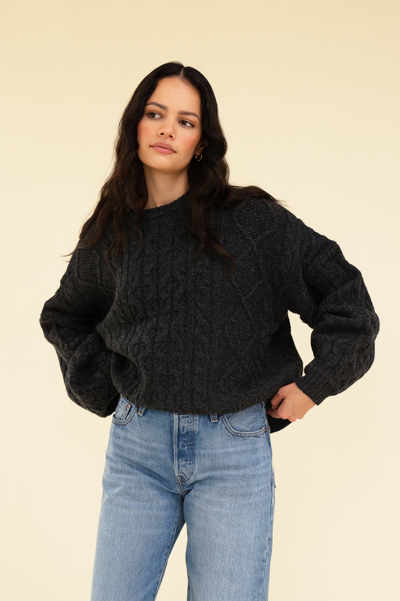 WINONA KNIT CHARCOAL SISTERHOOD