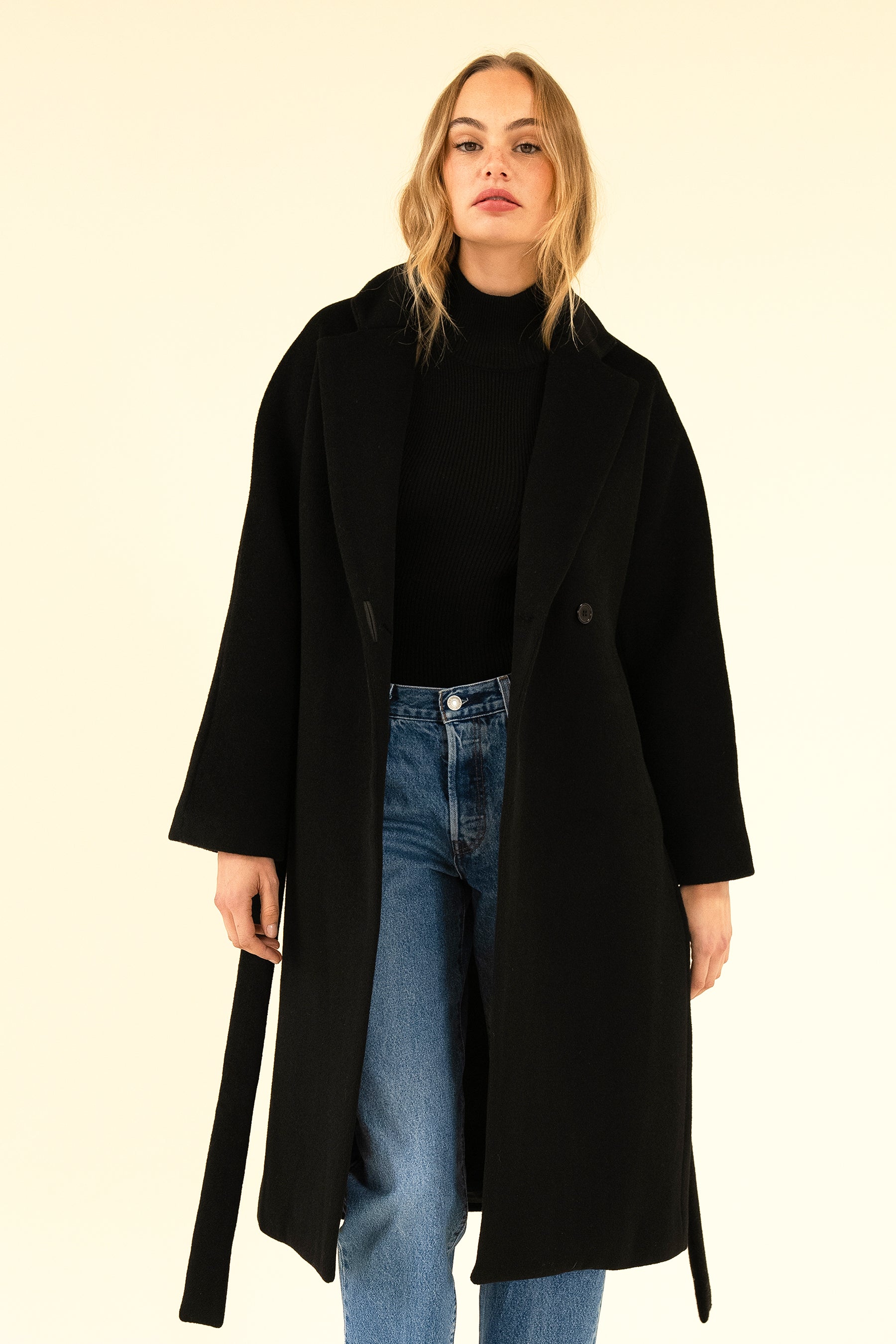 dear sisterhood Furry Marble Long Coat - メルカリ