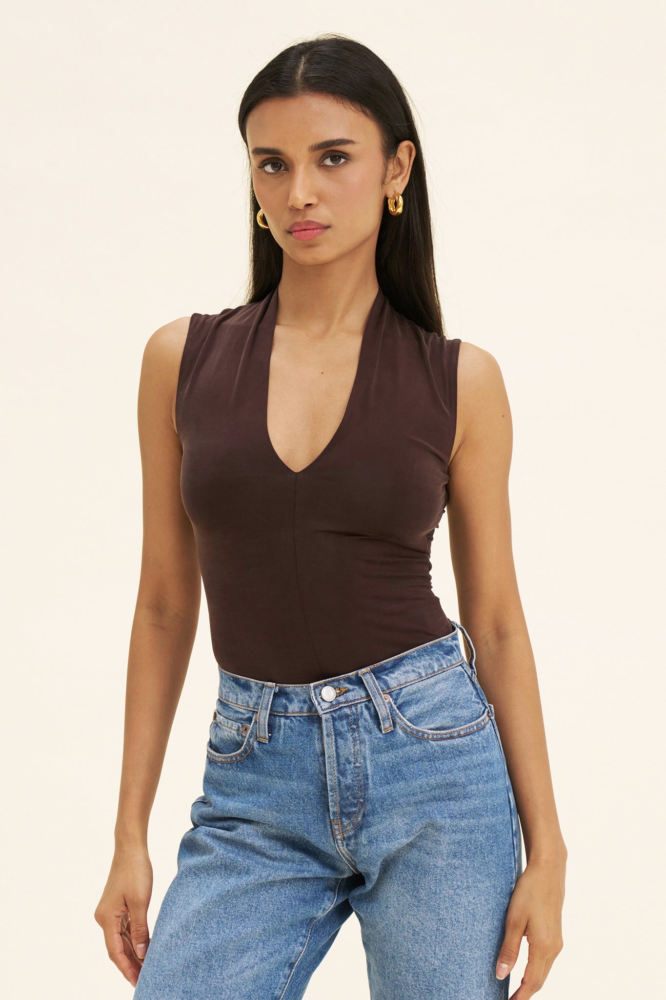 VALENTINA BODYSUIT - BRUN