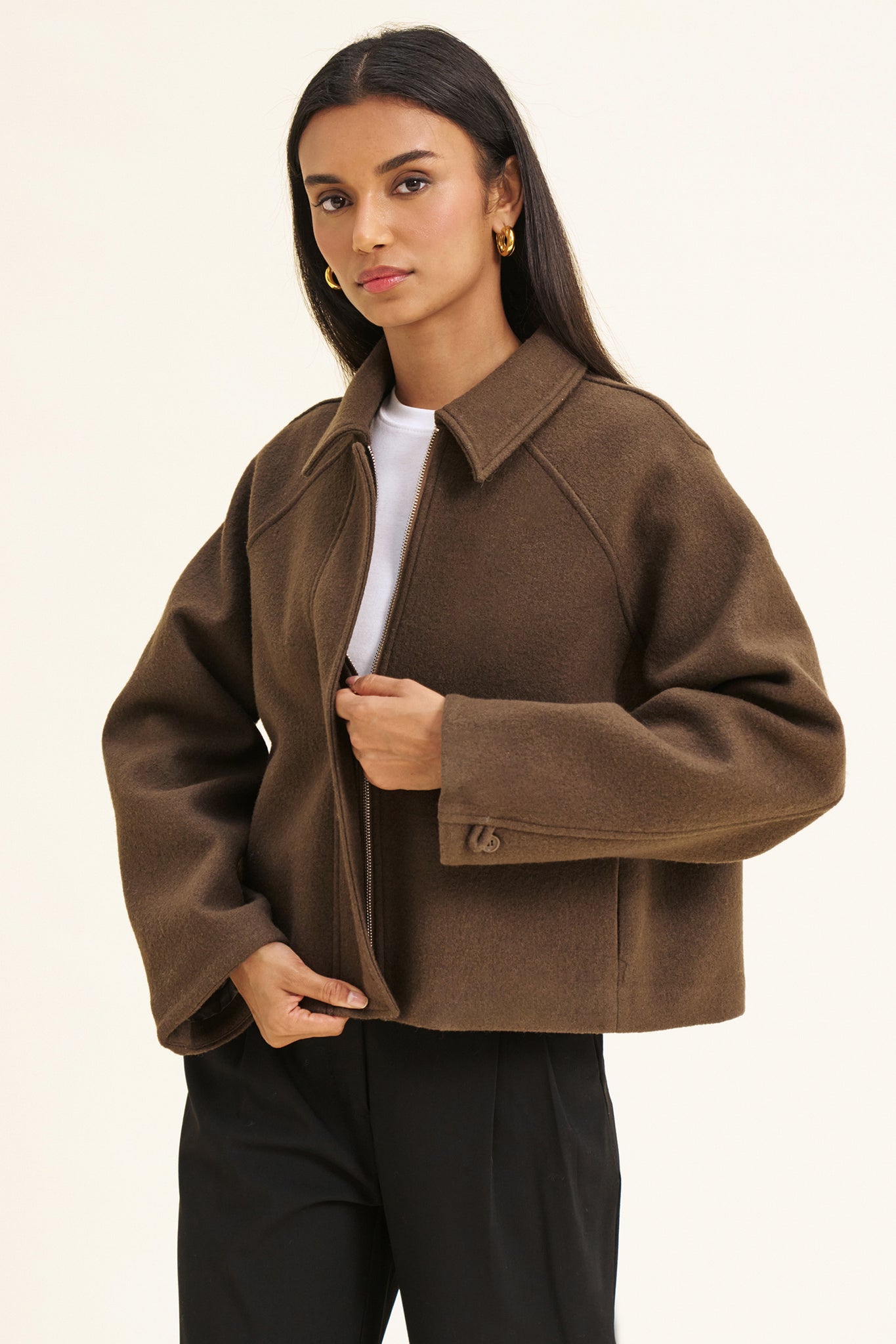 ELENA JACKET - BRUN