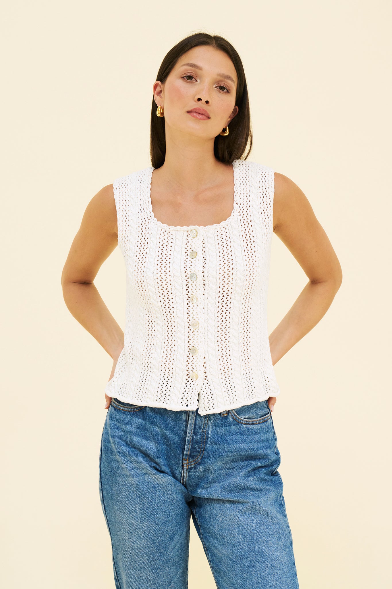 ELLE KNIT - WHITE