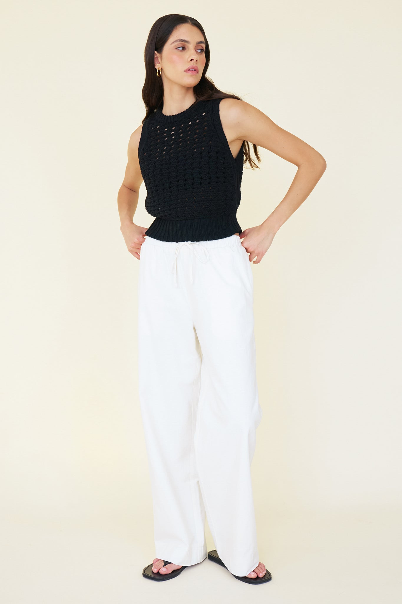 APARTMENT PANT - LINEN WHITE