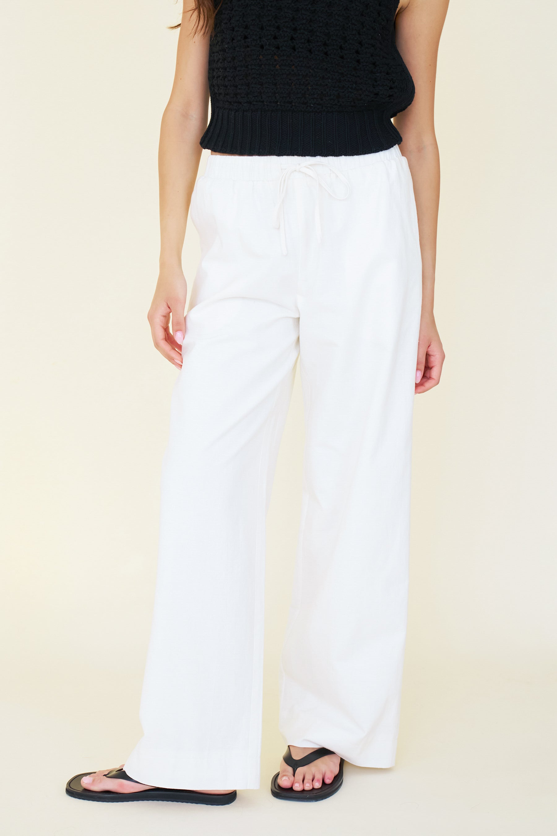 APARTMENT PANT - LINEN WHITE – SISTERHOOD